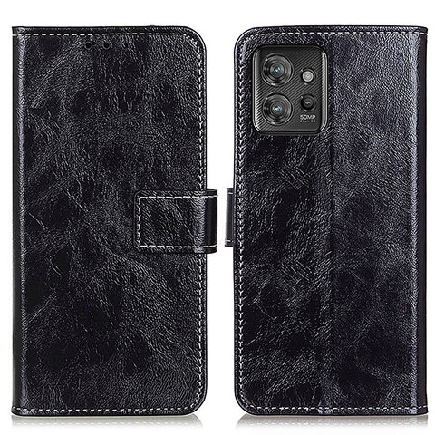 Coque Portefeuille Livre Cuir Etui Clapet K04Z pour Motorola ThinkPhone 5G Noir