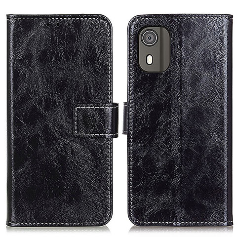 Coque Portefeuille Livre Cuir Etui Clapet K04Z pour Nokia C02 Noir