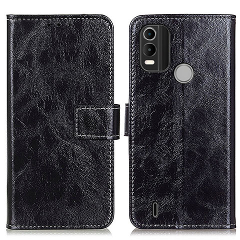 Coque Portefeuille Livre Cuir Etui Clapet K04Z pour Nokia C21 Plus Noir