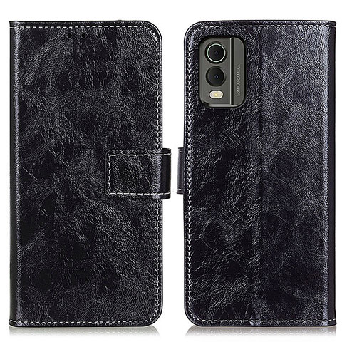 Coque Portefeuille Livre Cuir Etui Clapet K04Z pour Nokia C32 Noir