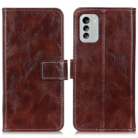 Coque Portefeuille Livre Cuir Etui Clapet K04Z pour Nokia G60 5G Marron