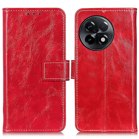 Coque Portefeuille Livre Cuir Etui Clapet K04Z pour OnePlus 11R 5G Rouge