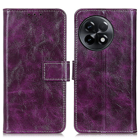 Coque Portefeuille Livre Cuir Etui Clapet K04Z pour OnePlus 11R 5G Violet