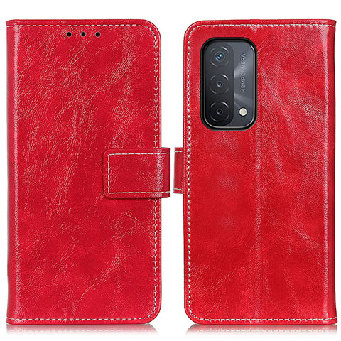 Coque Portefeuille Livre Cuir Etui Clapet K04Z pour OnePlus Nord N200 5G Rouge