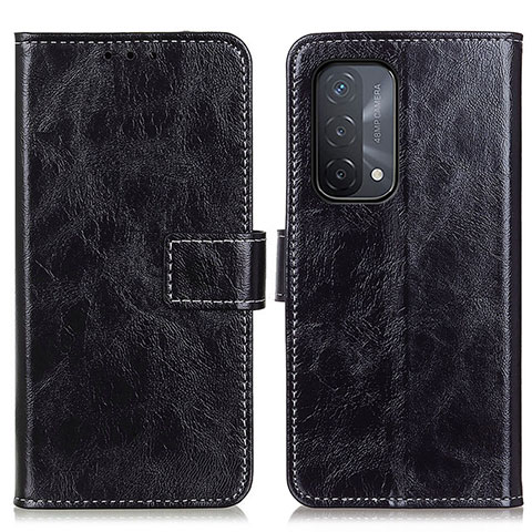 Coque Portefeuille Livre Cuir Etui Clapet K04Z pour Oppo A54 5G Noir