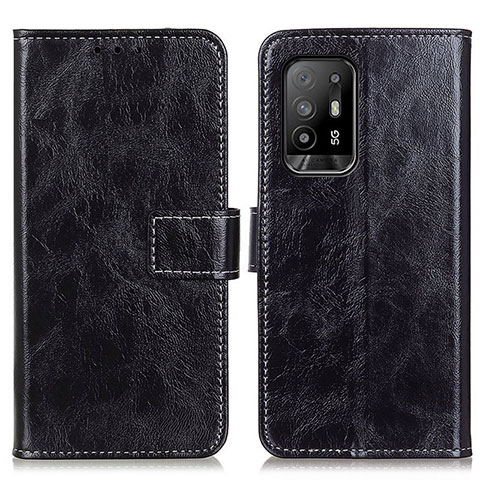 Coque Portefeuille Livre Cuir Etui Clapet K04Z pour Oppo A95 5G Noir