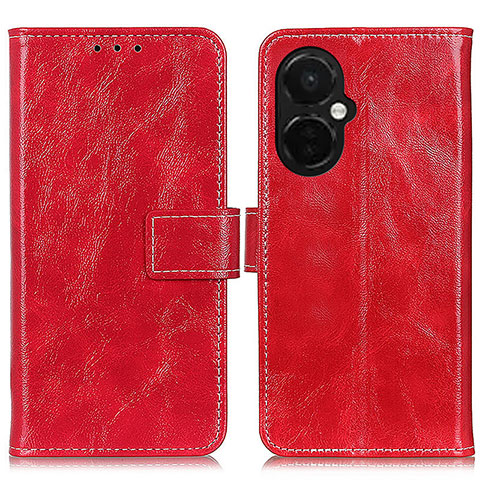 Coque Portefeuille Livre Cuir Etui Clapet K04Z pour Oppo K11x 5G Rouge