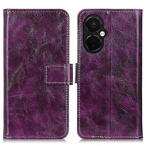 Coque Portefeuille Livre Cuir Etui Clapet K04Z pour Oppo K11x 5G Violet