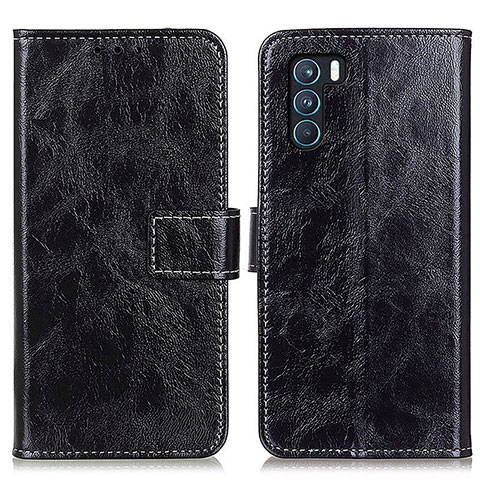 Coque Portefeuille Livre Cuir Etui Clapet K04Z pour Oppo K9 Pro 5G Noir