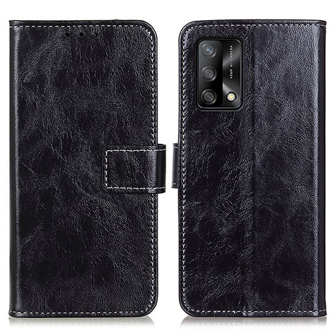 Coque Portefeuille Livre Cuir Etui Clapet K04Z pour Oppo Reno6 Lite Noir