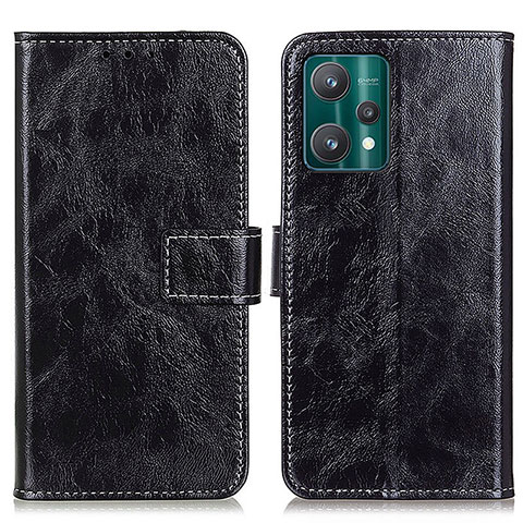 Coque Portefeuille Livre Cuir Etui Clapet K04Z pour Realme Q5 5G Noir