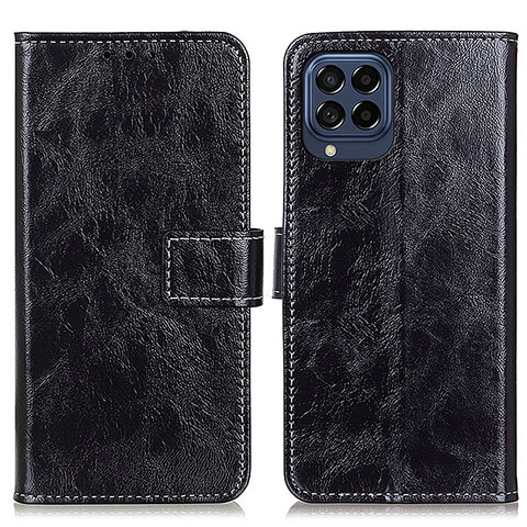 Coque Portefeuille Livre Cuir Etui Clapet K04Z pour Samsung Galaxy M53 5G Noir