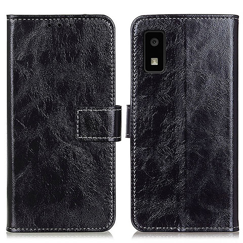 Coque Portefeuille Livre Cuir Etui Clapet K04Z pour Sharp Aquos wish3 Noir