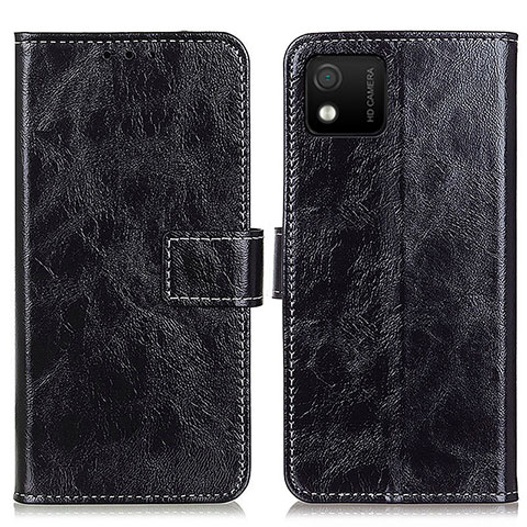 Coque Portefeuille Livre Cuir Etui Clapet K04Z pour Wiko Y52 Noir