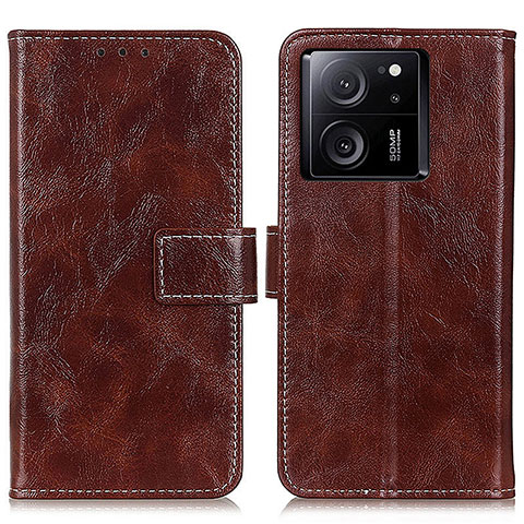 Coque Portefeuille Livre Cuir Etui Clapet K04Z pour Xiaomi Mi 13T 5G Marron