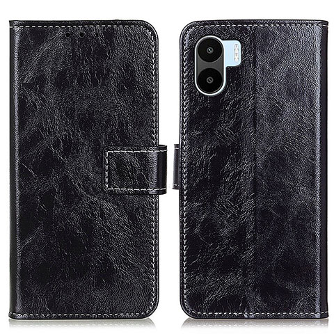 Coque Portefeuille Livre Cuir Etui Clapet K04Z pour Xiaomi Poco C50 Noir