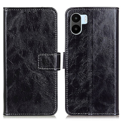 Coque Portefeuille Livre Cuir Etui Clapet K04Z pour Xiaomi Poco C51 Noir