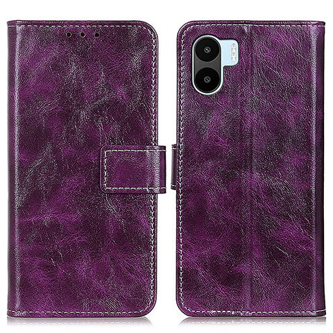 Coque Portefeuille Livre Cuir Etui Clapet K04Z pour Xiaomi Redmi A2 Violet