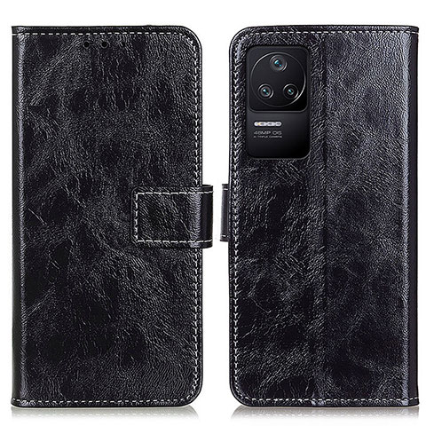 Coque Portefeuille Livre Cuir Etui Clapet K04Z pour Xiaomi Redmi K40S 5G Noir