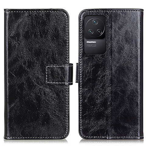 Coque Portefeuille Livre Cuir Etui Clapet K04Z pour Xiaomi Redmi K50 5G Noir