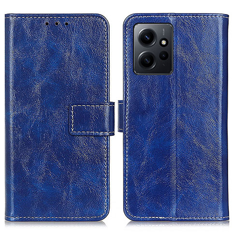 Coque Portefeuille Livre Cuir Etui Clapet K04Z pour Xiaomi Redmi Note 12 4G Bleu