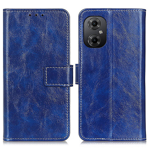 Coque Portefeuille Livre Cuir Etui Clapet K04Z pour Xiaomi Redmi Note 12R Pro 5G Bleu