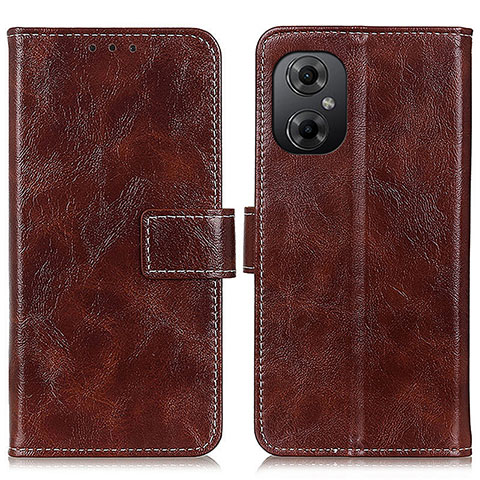 Coque Portefeuille Livre Cuir Etui Clapet K04Z pour Xiaomi Redmi Note 12R Pro 5G Marron