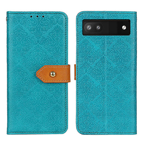 Coque Portefeuille Livre Cuir Etui Clapet K05Z pour Google Pixel 6a 5G Vert