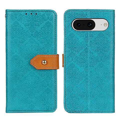 Coque Portefeuille Livre Cuir Etui Clapet K05Z pour Google Pixel 8 5G Vert