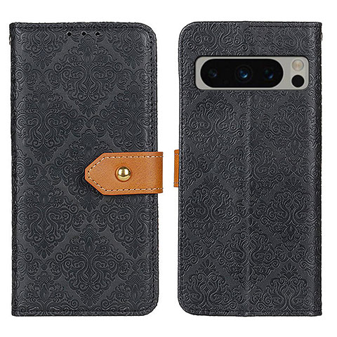 Coque Portefeuille Livre Cuir Etui Clapet K05Z pour Google Pixel 8 Pro 5G Noir