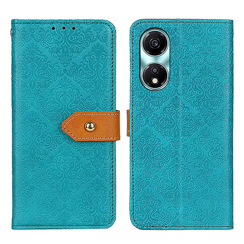 Coque Portefeuille Livre Cuir Etui Clapet K05Z pour Huawei Honor X5 Plus Vert