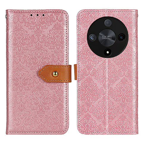 Coque Portefeuille Livre Cuir Etui Clapet K05Z pour Huawei Honor X9b 5G Rose