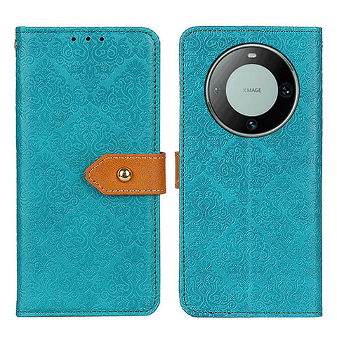 Coque Portefeuille Livre Cuir Etui Clapet K05Z pour Huawei Mate 60 Pro Vert