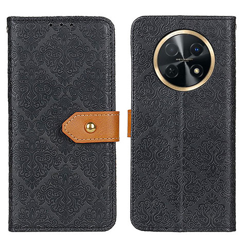 Coque Portefeuille Livre Cuir Etui Clapet K05Z pour Huawei Nova Y91 Noir