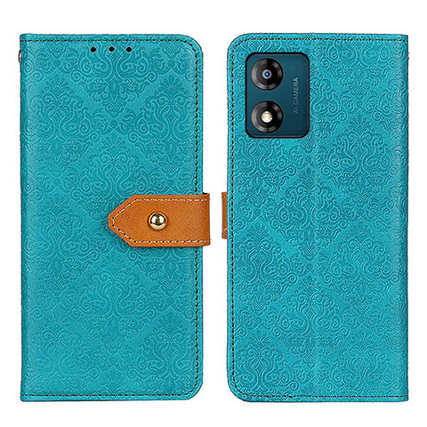 Coque Portefeuille Livre Cuir Etui Clapet K05Z pour Motorola Moto E13 Vert