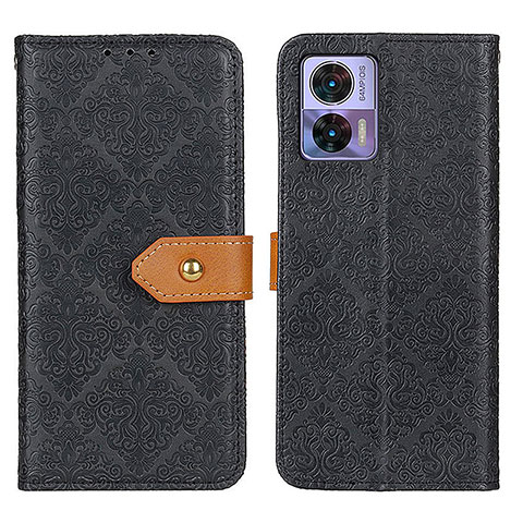 Coque Portefeuille Livre Cuir Etui Clapet K05Z pour Motorola Moto Edge 30 Lite 5G Noir