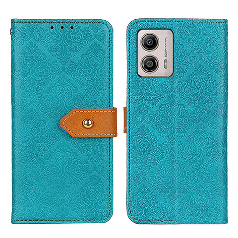 Coque Portefeuille Livre Cuir Etui Clapet K05Z pour Motorola Moto G53y 5G Vert