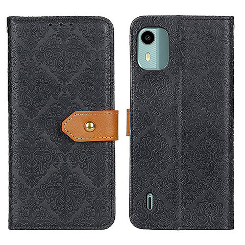 Coque Portefeuille Livre Cuir Etui Clapet K05Z pour Nokia C12 Noir