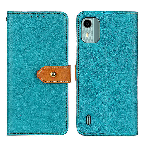 Coque Portefeuille Livre Cuir Etui Clapet K05Z pour Nokia C12 Vert