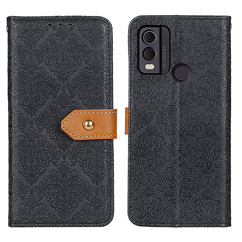 Coque Portefeuille Livre Cuir Etui Clapet K05Z pour Nokia C22 Noir