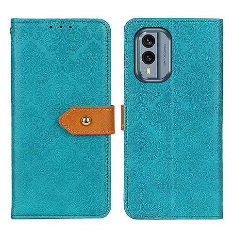 Coque Portefeuille Livre Cuir Etui Clapet K05Z pour Nokia X30 5G Vert