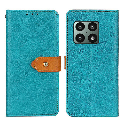 Coque Portefeuille Livre Cuir Etui Clapet K05Z pour OnePlus 10 Pro 5G Vert