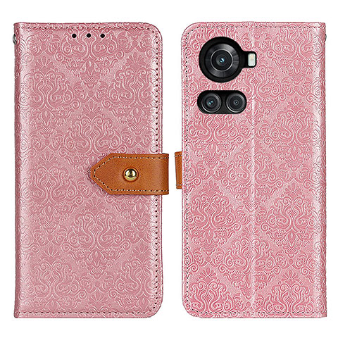 Coque Portefeuille Livre Cuir Etui Clapet K05Z pour OnePlus 10R 5G Rose