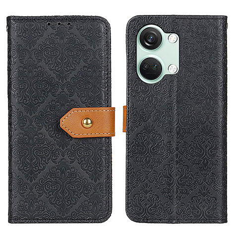 Coque Portefeuille Livre Cuir Etui Clapet K05Z pour OnePlus Ace 2V 5G Noir