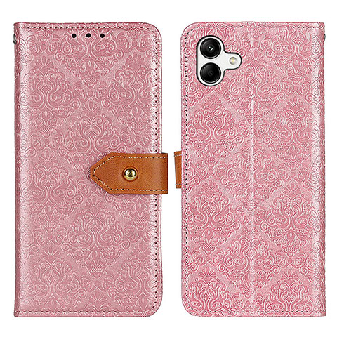 Coque Portefeuille Livre Cuir Etui Clapet K05Z pour Samsung Galaxy A04 4G Rose