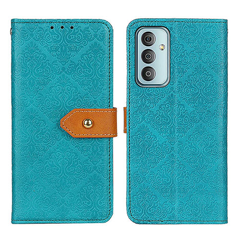 Coque Portefeuille Livre Cuir Etui Clapet K05Z pour Samsung Galaxy M13 4G Vert