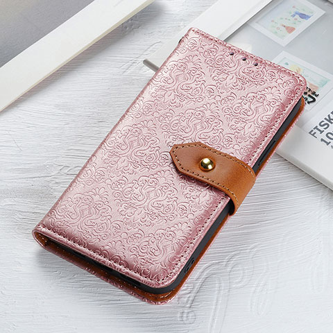 Coque Portefeuille Livre Cuir Etui Clapet K05Z pour Samsung Galaxy M23 5G Rose