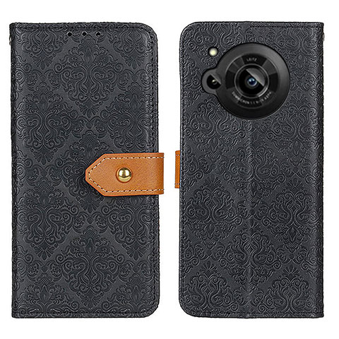 Coque Portefeuille Livre Cuir Etui Clapet K05Z pour Sharp Aquos R7 Noir