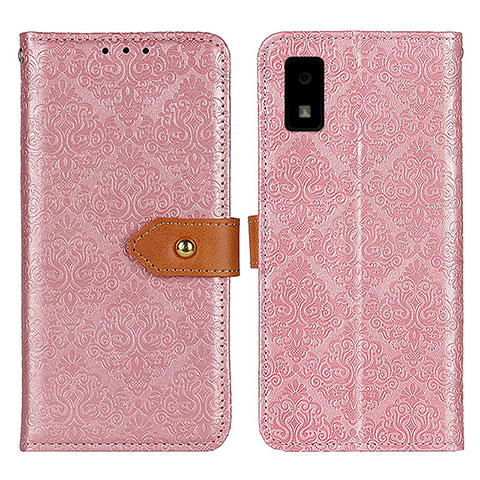 Coque Portefeuille Livre Cuir Etui Clapet K05Z pour Sharp Aquos wish Rose