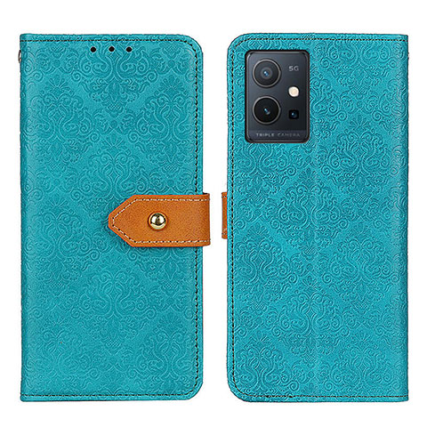 Coque Portefeuille Livre Cuir Etui Clapet K05Z pour Vivo Y30 5G Vert